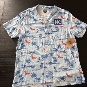 Home Free NC North Carolina Camp Shirt Men's Large Short Sleeve  NEW